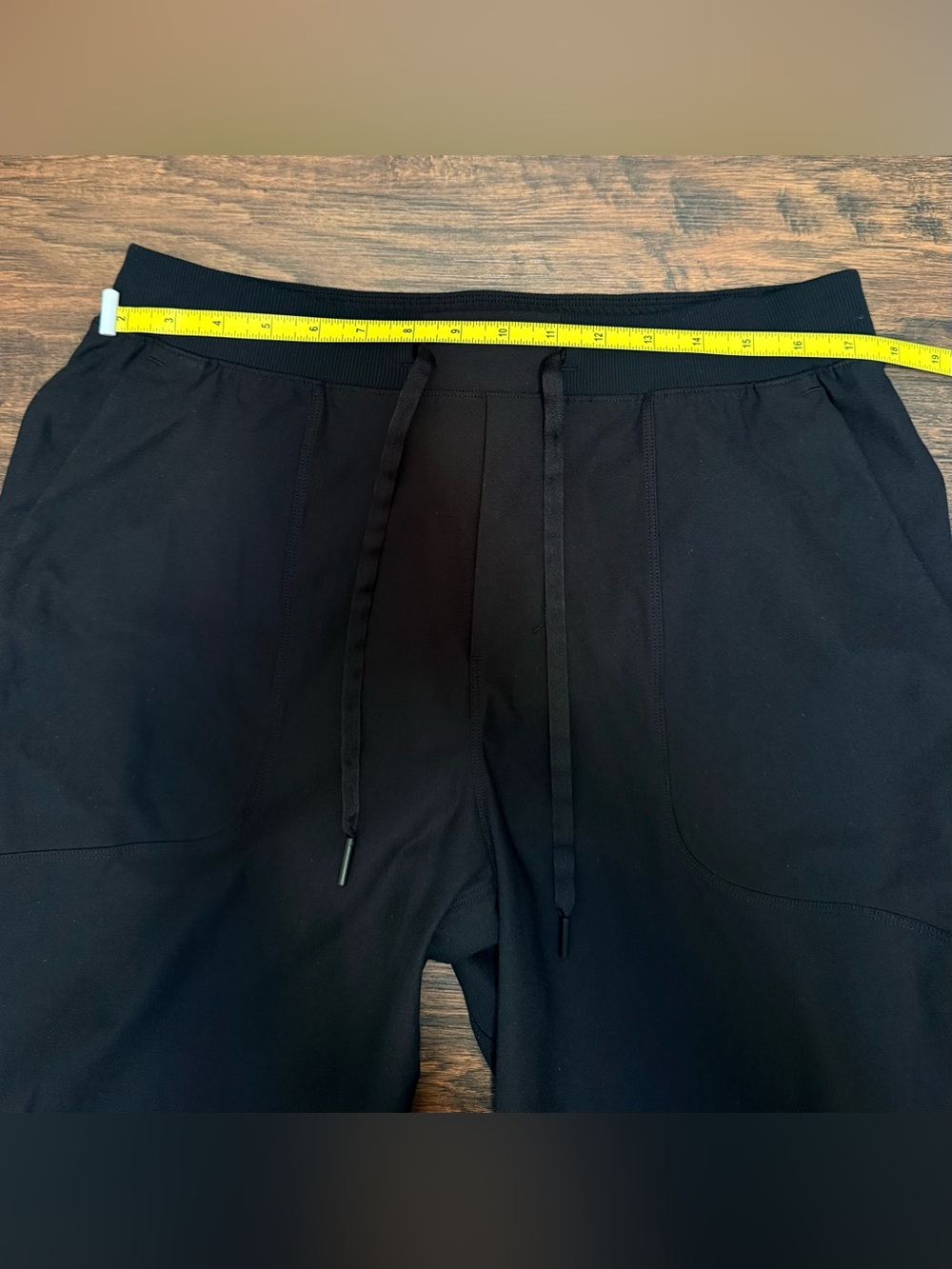 Lululemon ABC Warpstreme Jogger Mens Large Black Activewear Gym - Picture 11 of 14